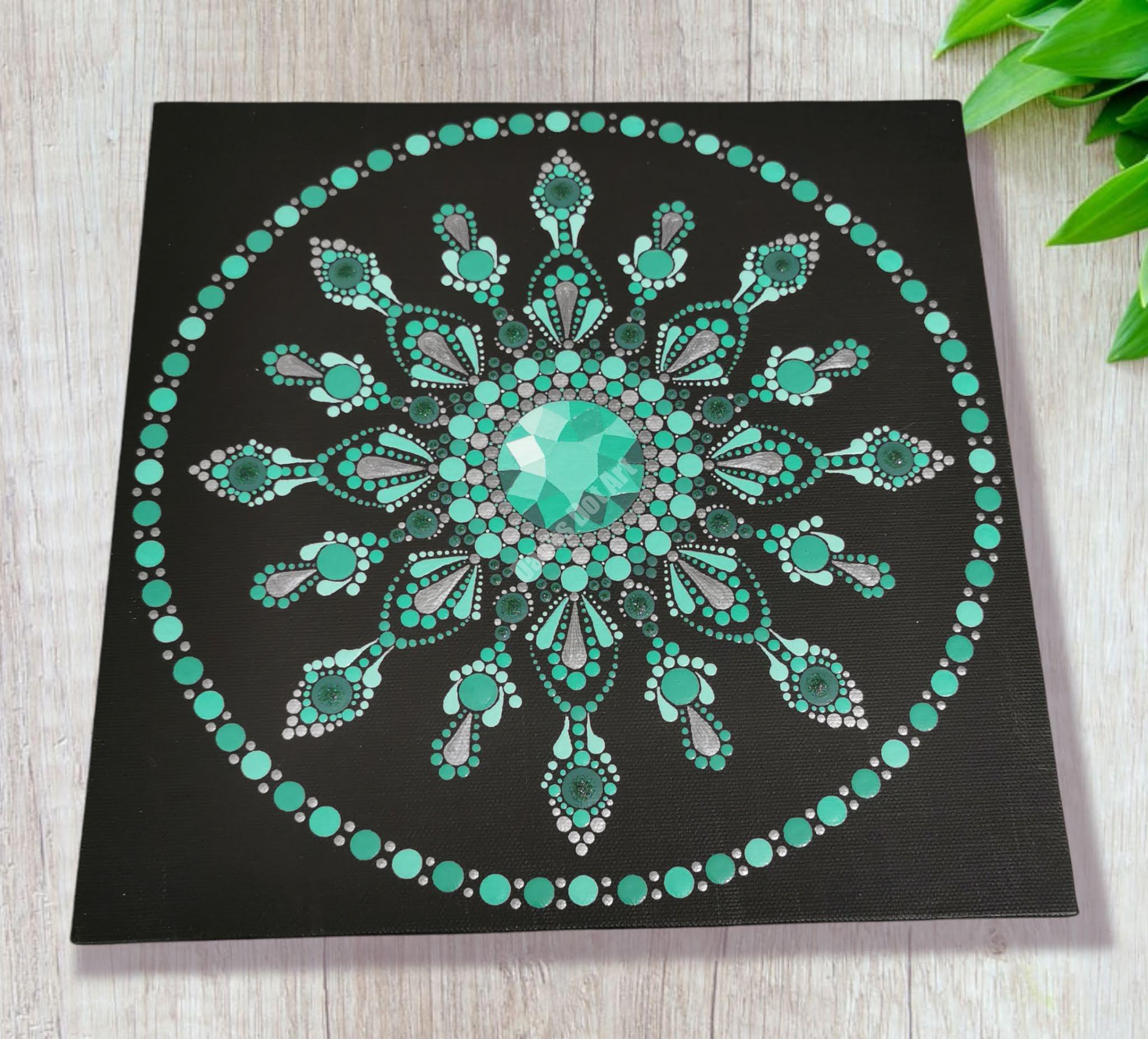 Dot Mandala - Emerald