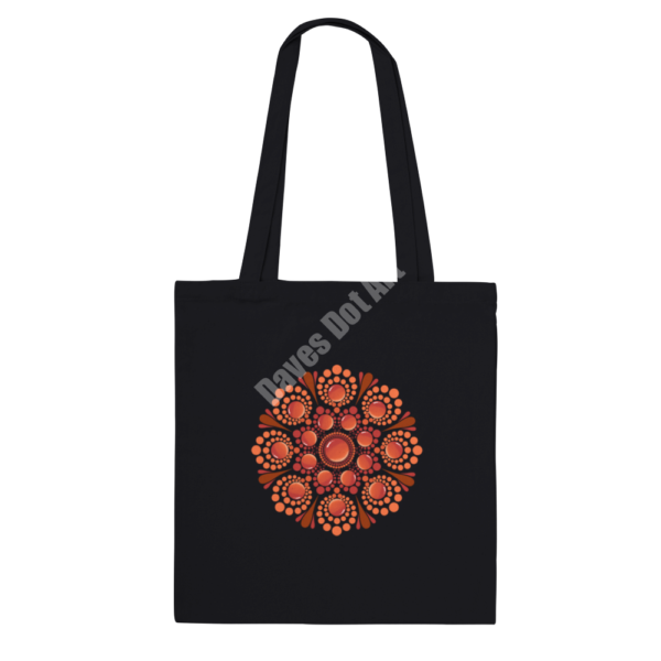 Dot Mandala - Orange - Classic Tote Bag